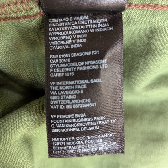 The North Face Heritage Camo Cargo Pants Size 4 Green Cargo Pockets - Picture 12 of 14